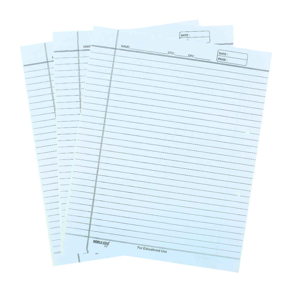 Ruled Sheets - High-Quality Paper | White