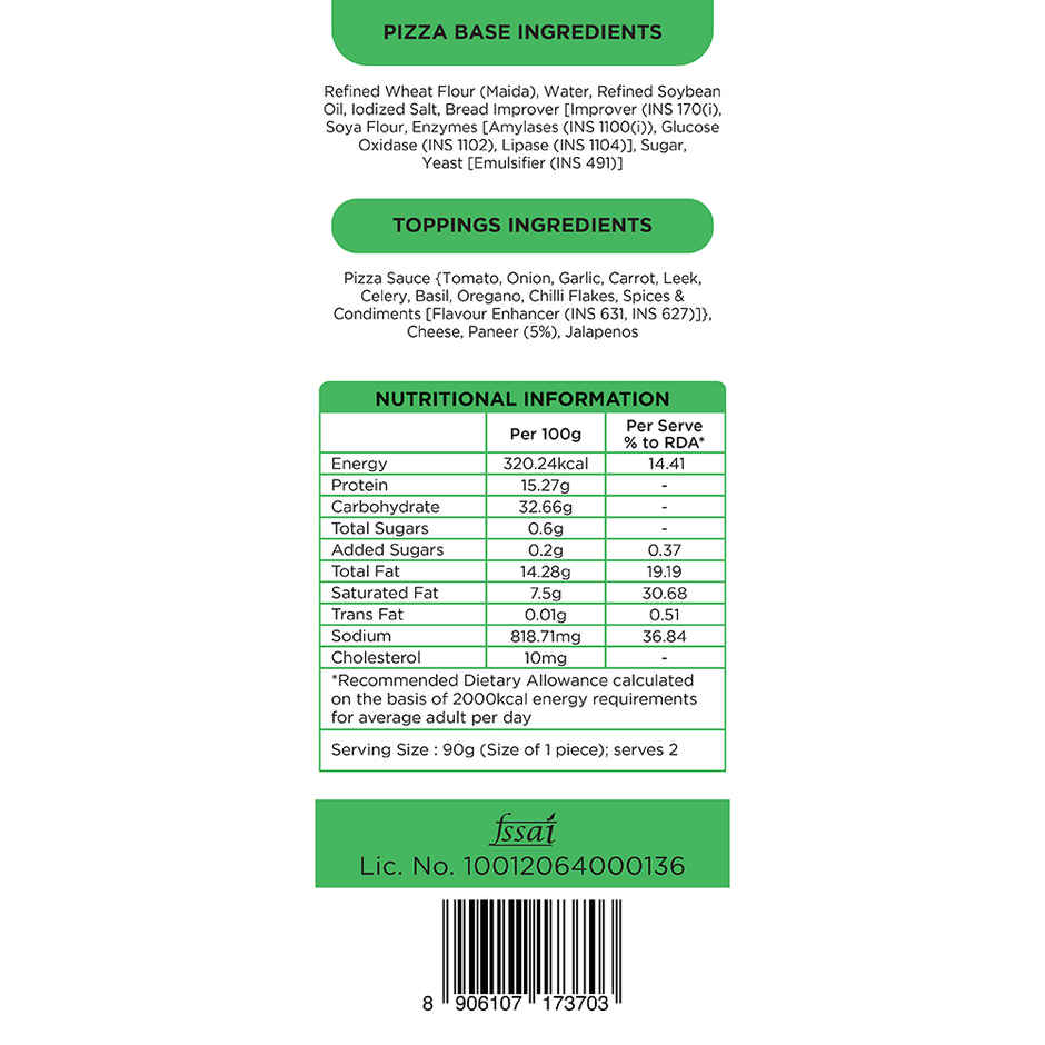 Prasuma Pizza Minis - Paneer Tikka(180gms) & Prasuma Korean Fried Potato - Spicy K-Bbq(275gms) Combo