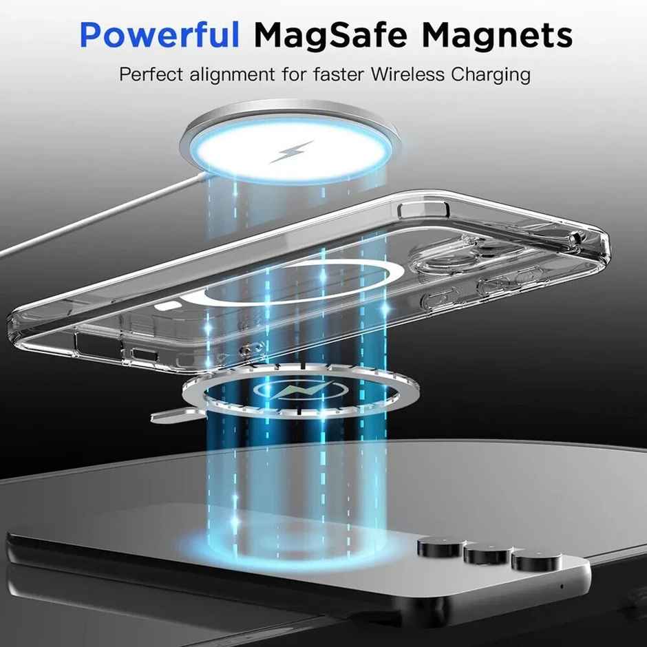 Artistque Case for Samsung Galaxy S21 Fe Back Cover - Transparent Clear Magsafe