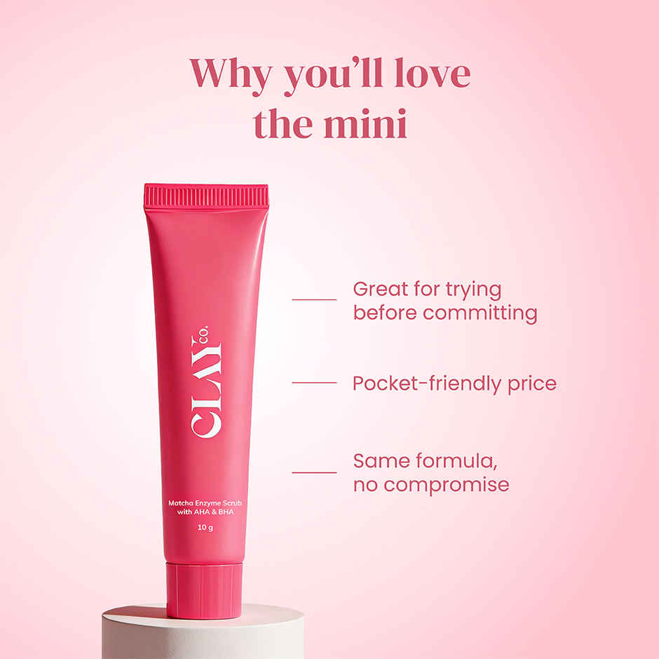 ClayCo Matcha Enzyme Dead Skin Removal Scrub