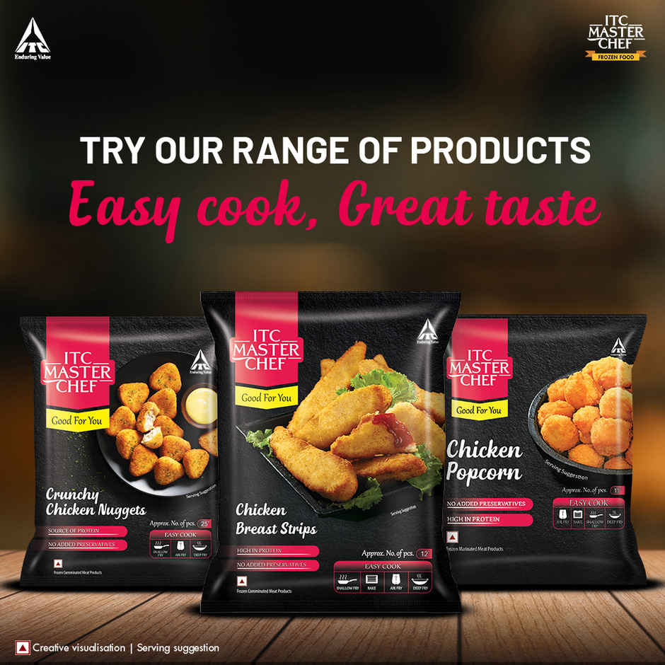 ITC Master Chef Chicken Breast Strips | High in Protein | No Added Preservatives | 12 pieces