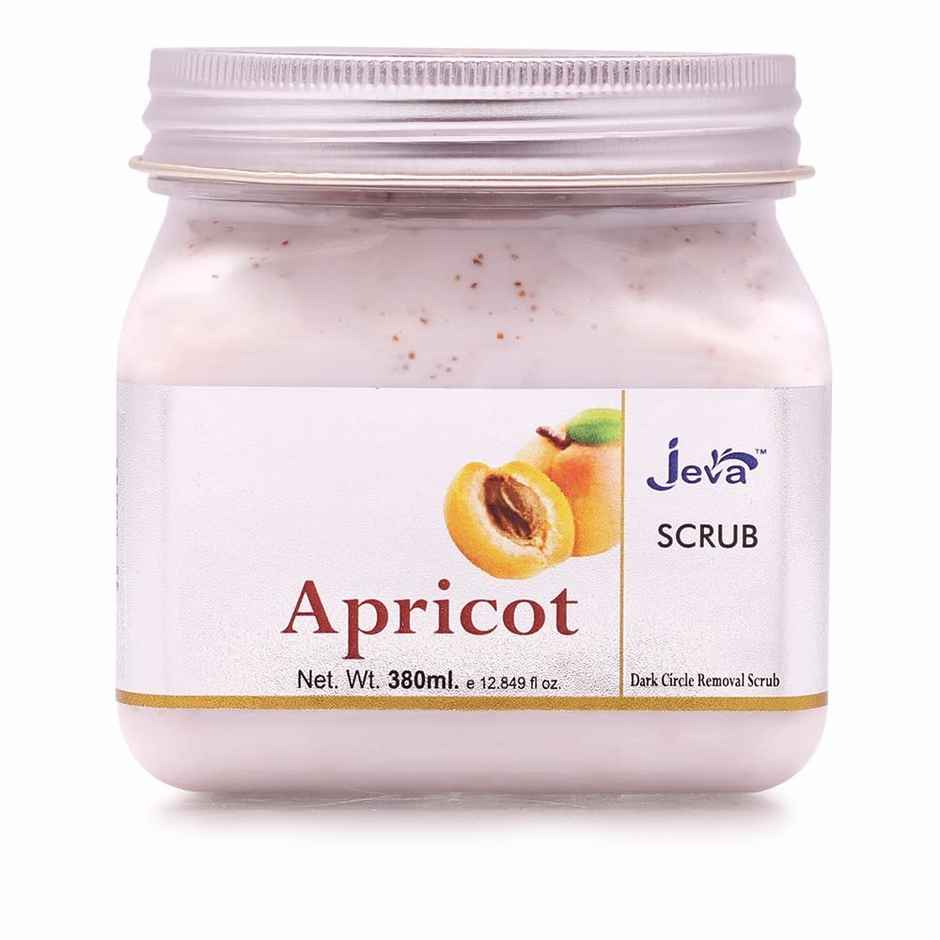 Jeva Apricot Body Scrub - Exfoliating & Dark Spot Reducing Gel for Radiant Skin