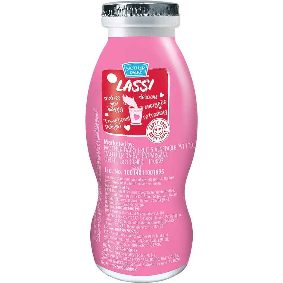 Mother Dairy Strawberry Lassi