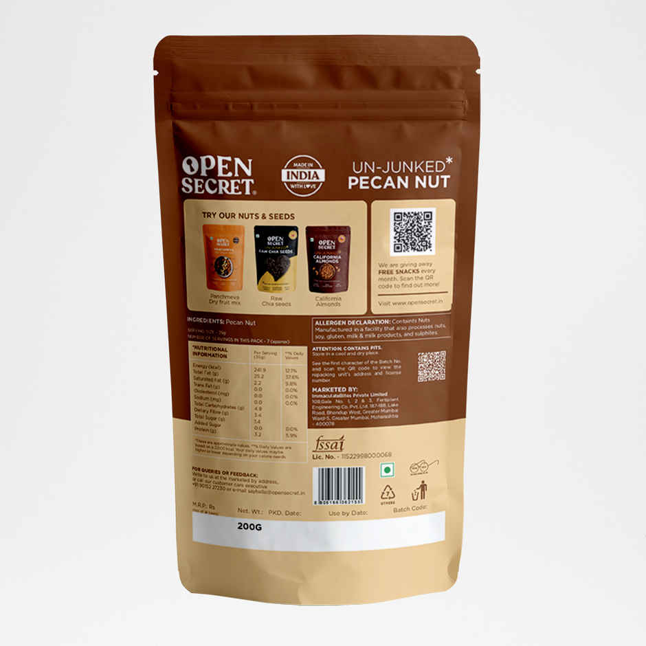 Open Secret Pecan Nuts