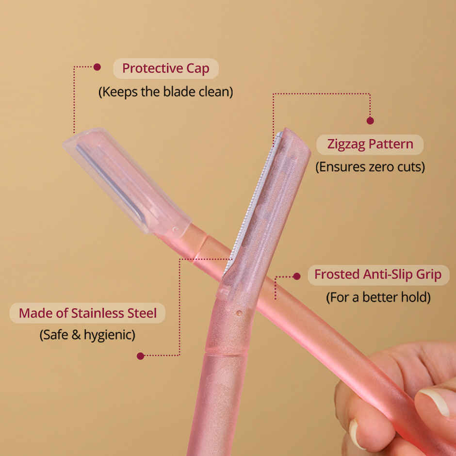 Carmesi Reusable Face Razor for Women Facial Hair | Instant & Painless Hair Removal