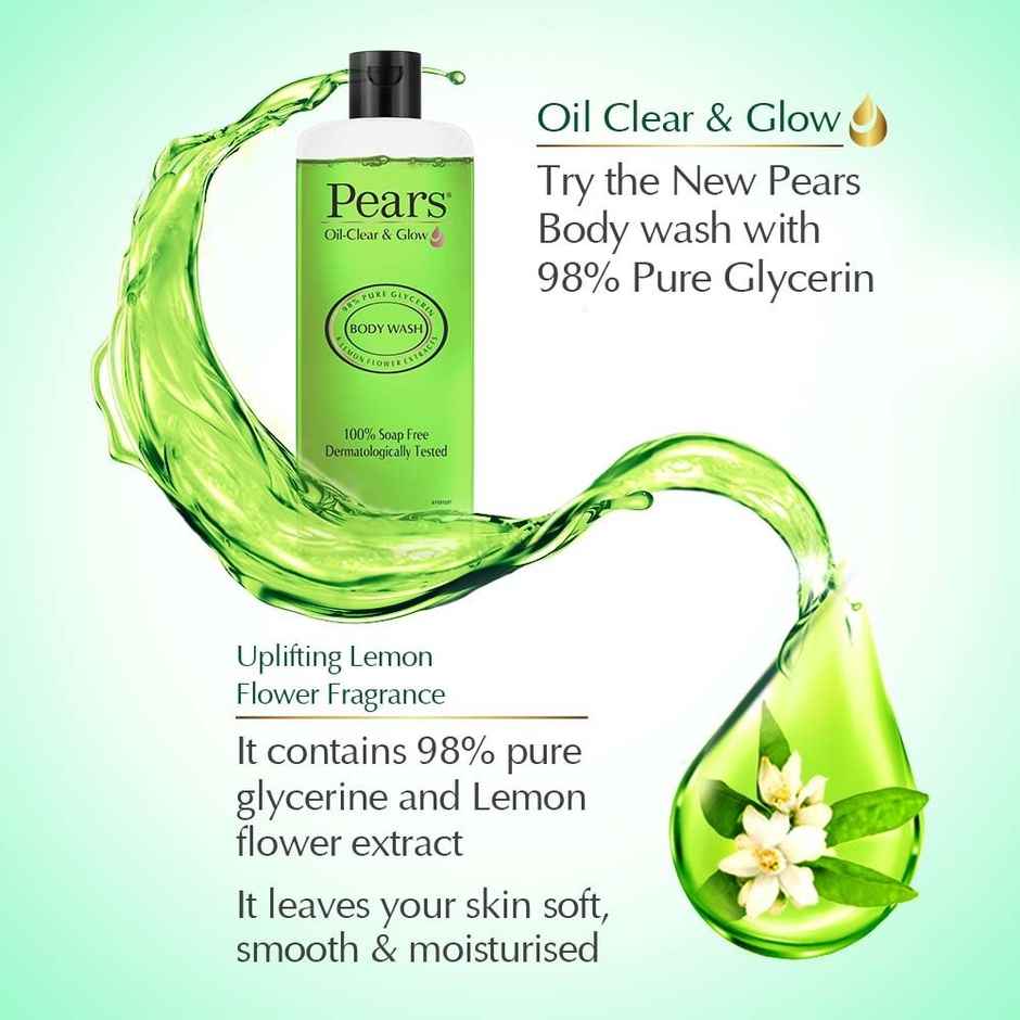 Pears Oil Clear & Glow Shower Gel
