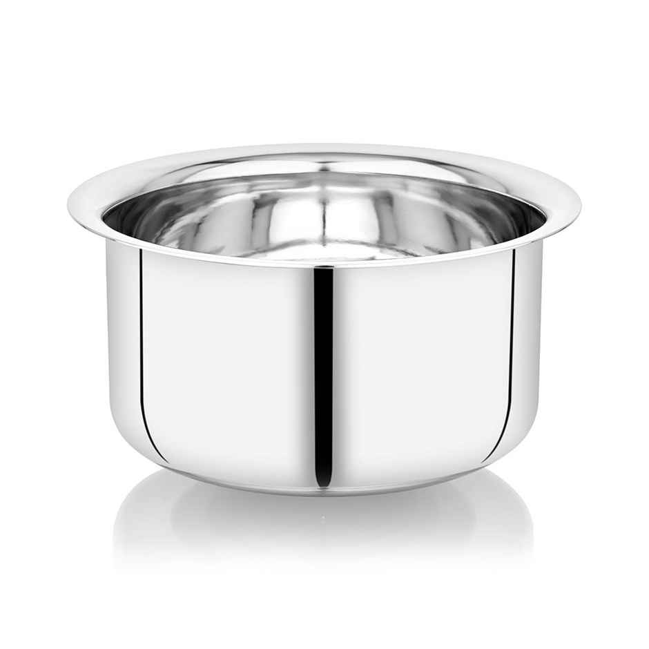 Steelera Stainless Steel Round Bottom Tope / Cookware | Food Safe | 1.4 L, 2.4 L and 3.5 L