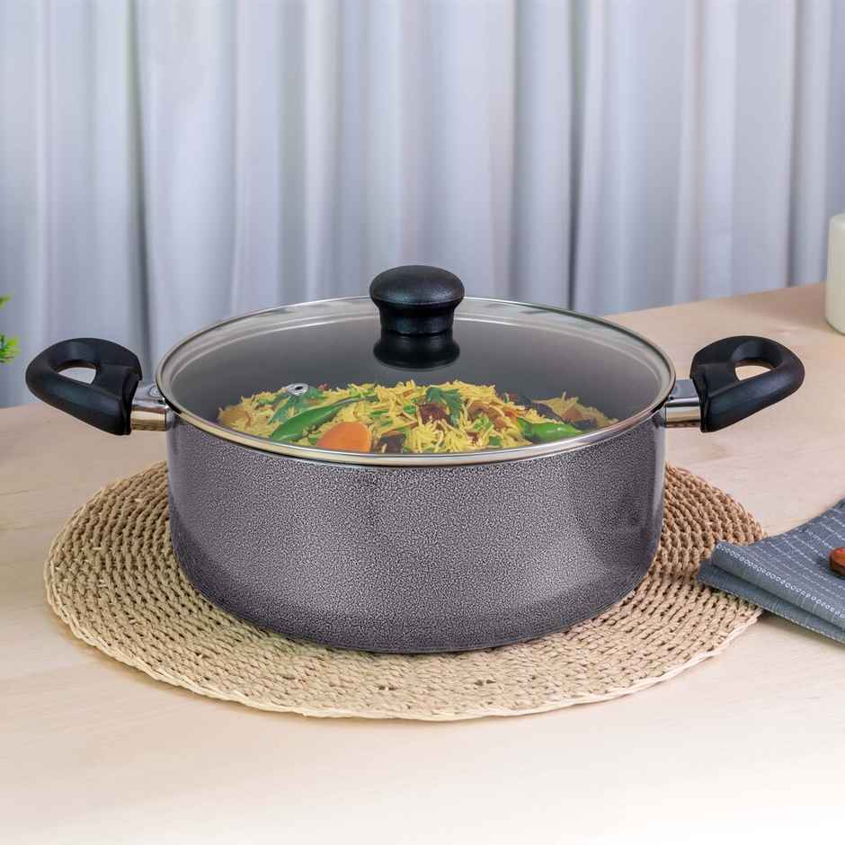 Deepam Deluxe Cook and Serve Biriyani Casserole/ Pot 255mm 3.5 Ltr