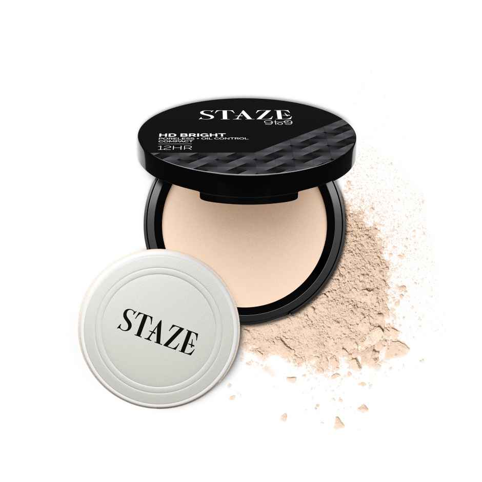 Staze HD Bright Oil-Controlling Compact |128C Cashmere
