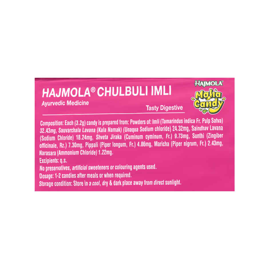 Dabur Hajmola Maha Candy Pouch - Chulbuli Imli