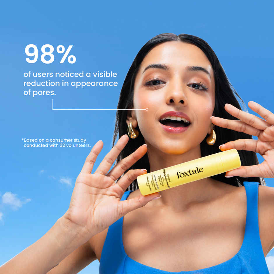 Foxtale SPF 70 Gel-Cream Sunscreen for Oily Skin with PA++++ & Niacinamide