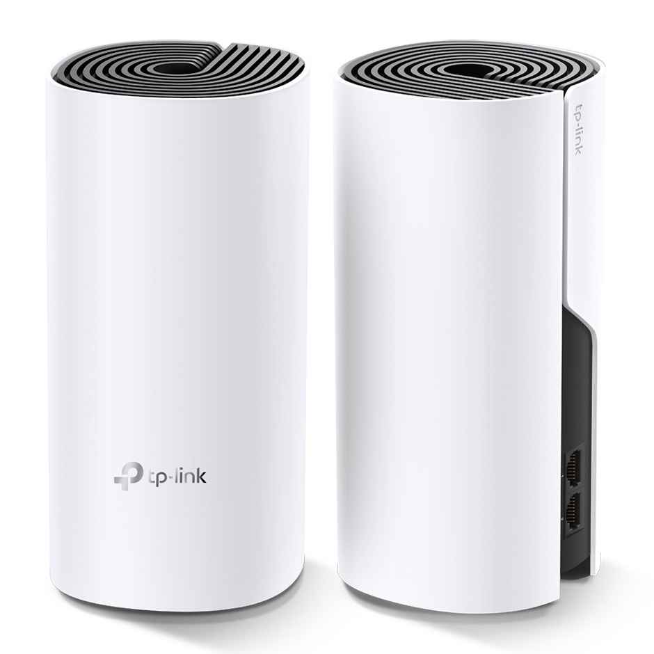 TP-Link Deco M4(2-Pack) AC1200 Whole Home Mesh Dual Band Wi-Fi System, Network Booster - White