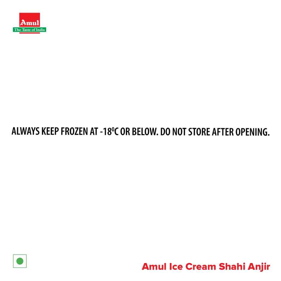 Amul Sugar Free Shahi Anjir Ice Cream Cup