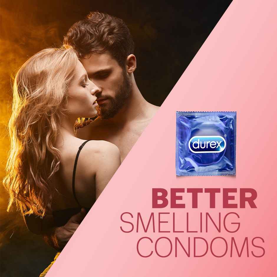 Durex Extra Thin Wild Strawberry Flavoured Condoms