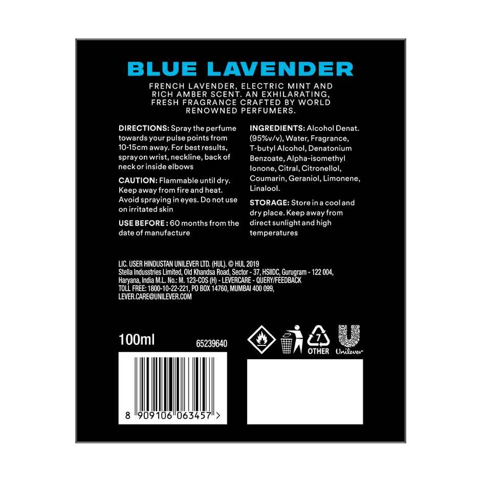 Axe Premium Luxury Perfumes | Blue Lavender 12 hours long lasting Fragrance