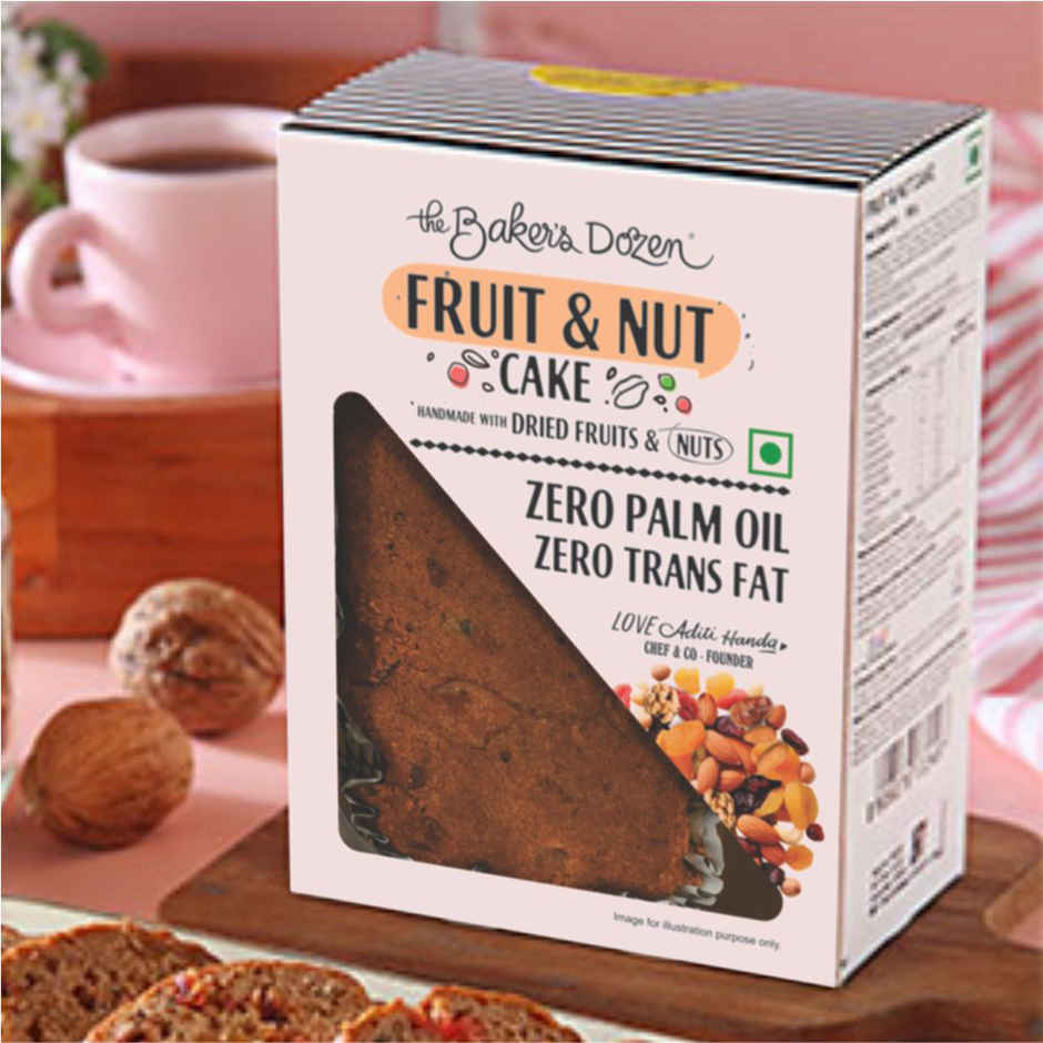 The Baker's Dozen Fruit & Nut Cake |Fruit Cake |Eggless Cake | Tea Cake | Zero Palm Oil