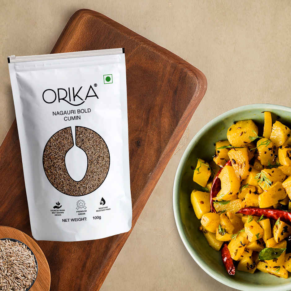 Orika Nagauri Cumin Whole | Sabut Jeera Pouch