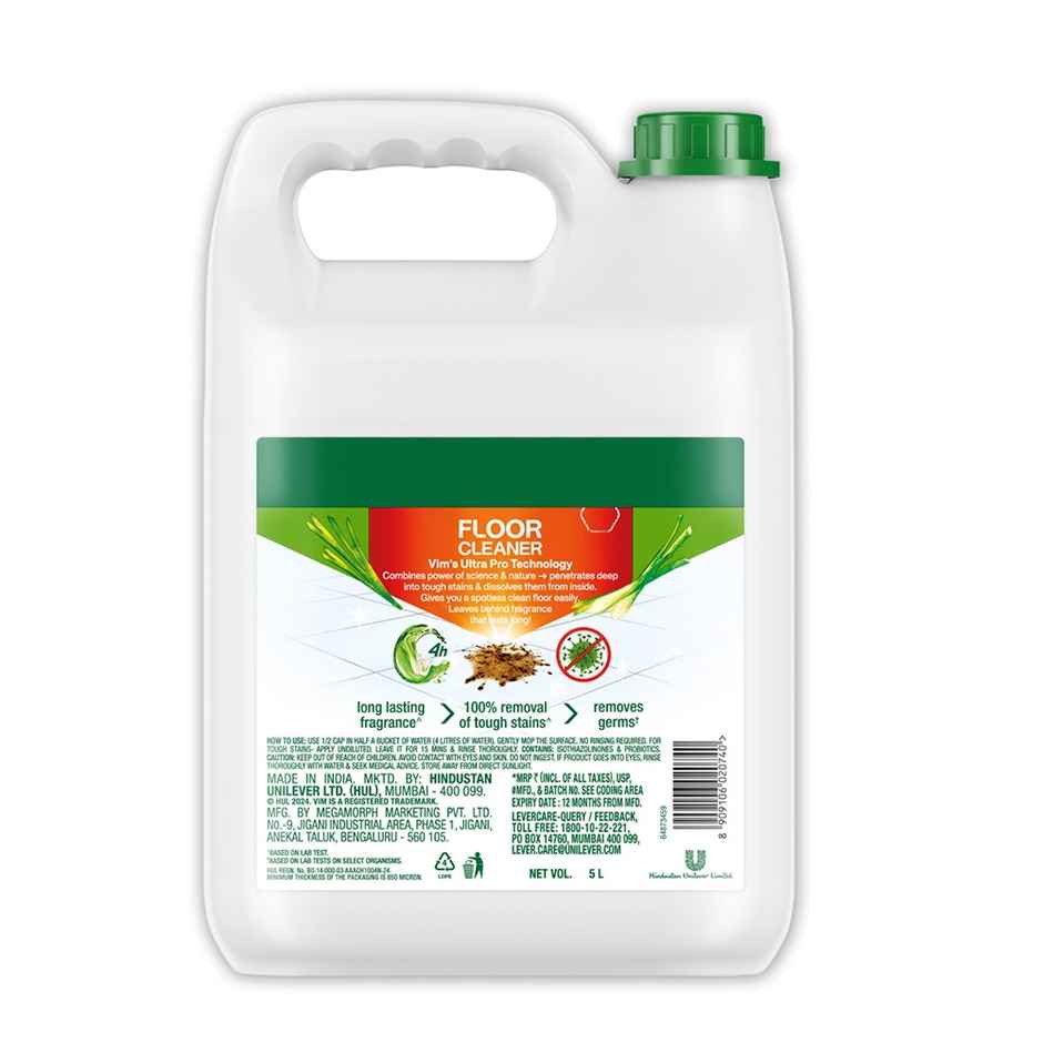 Vim UltraPro Lemongrass with Salt Floor Cleaner