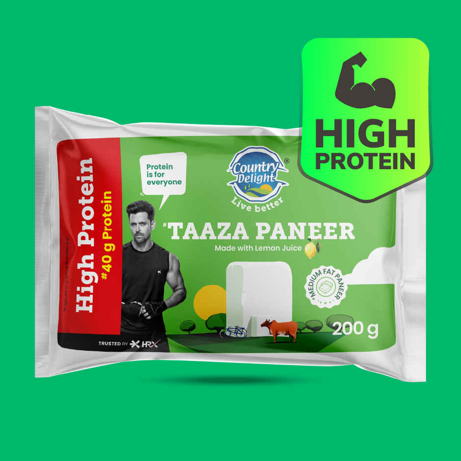 Country Delight 40g Protein Taaza Paneer