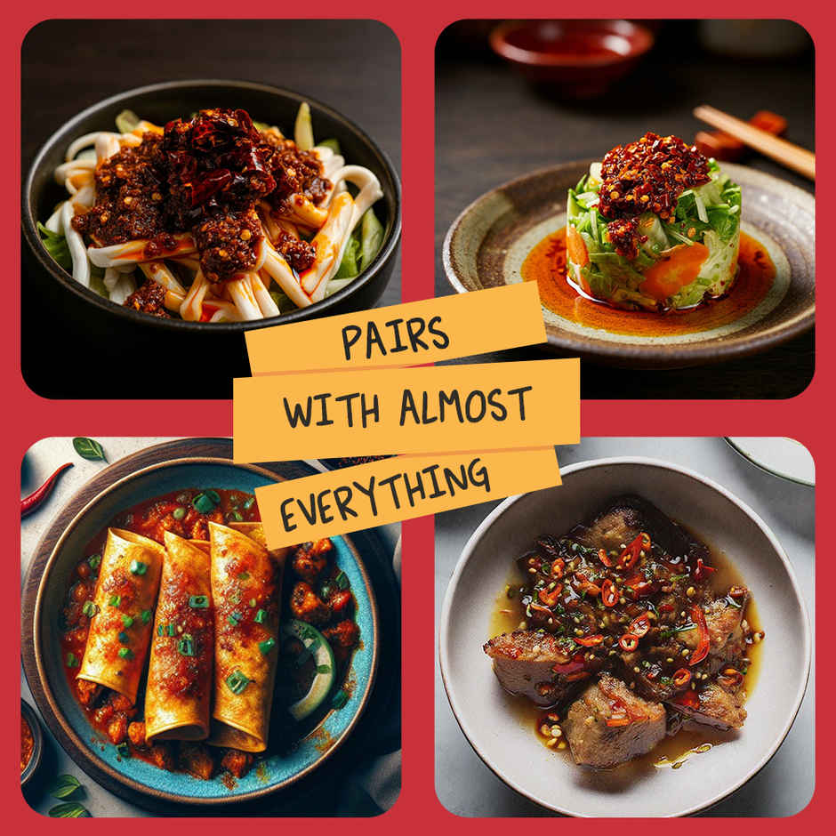 Moi Soi Sichuan Chilli Oil- For Stir Fry Marinade Spread & Dip Combo