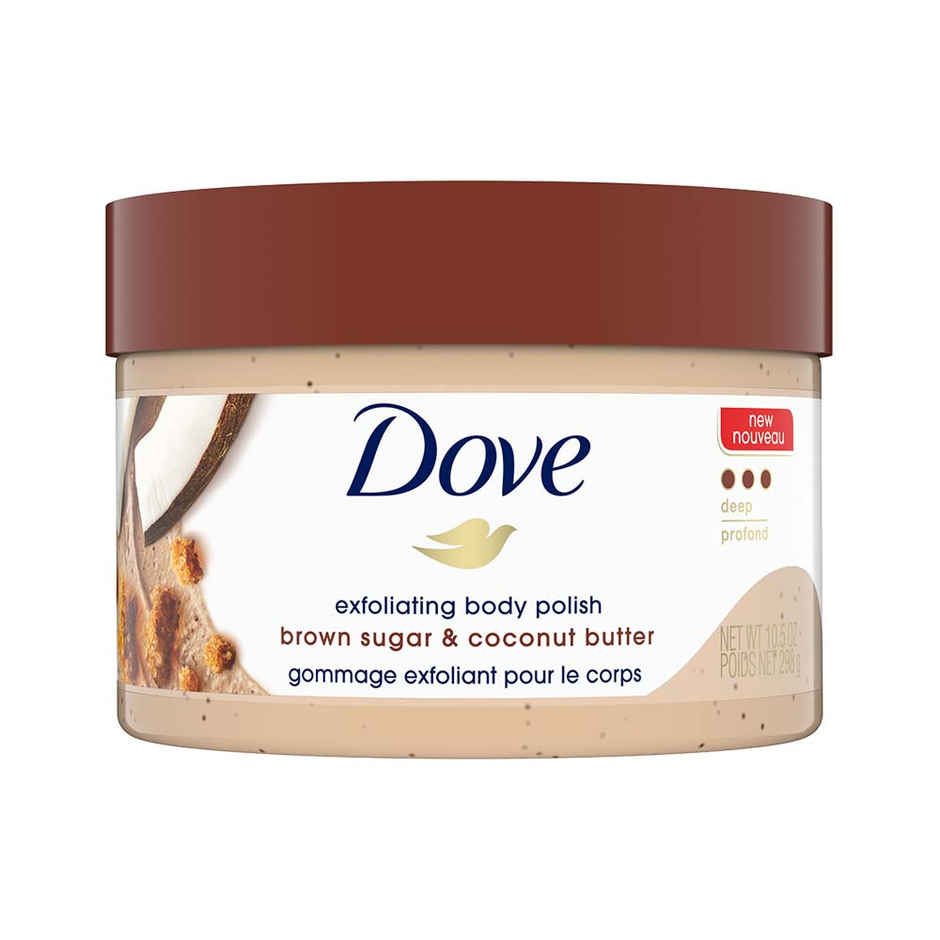 Dove Body Polish | Brown Sugar & Coconut Butter | For Dry Skin | Get Rejuvenated Skin