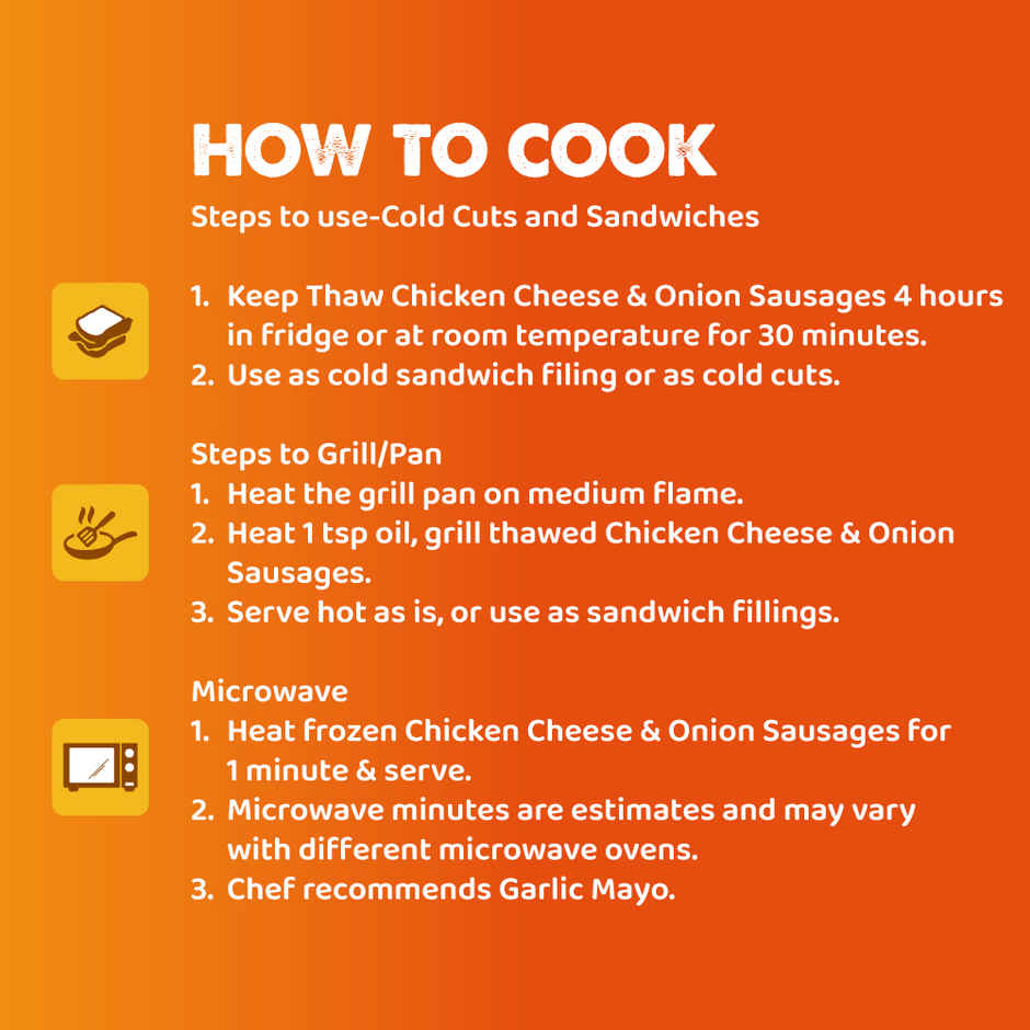 Yummiez Chicken Sausages | Cheese & Onion