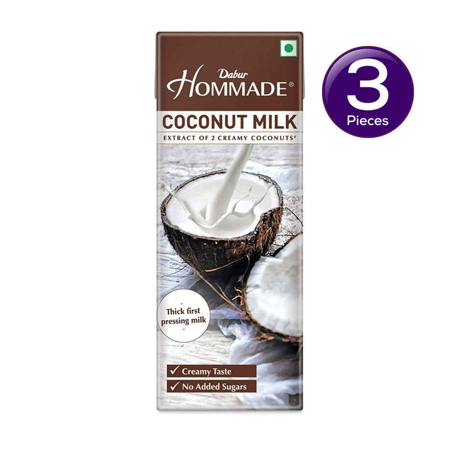 Dabur Hommade Organic Coconut Milk Combo