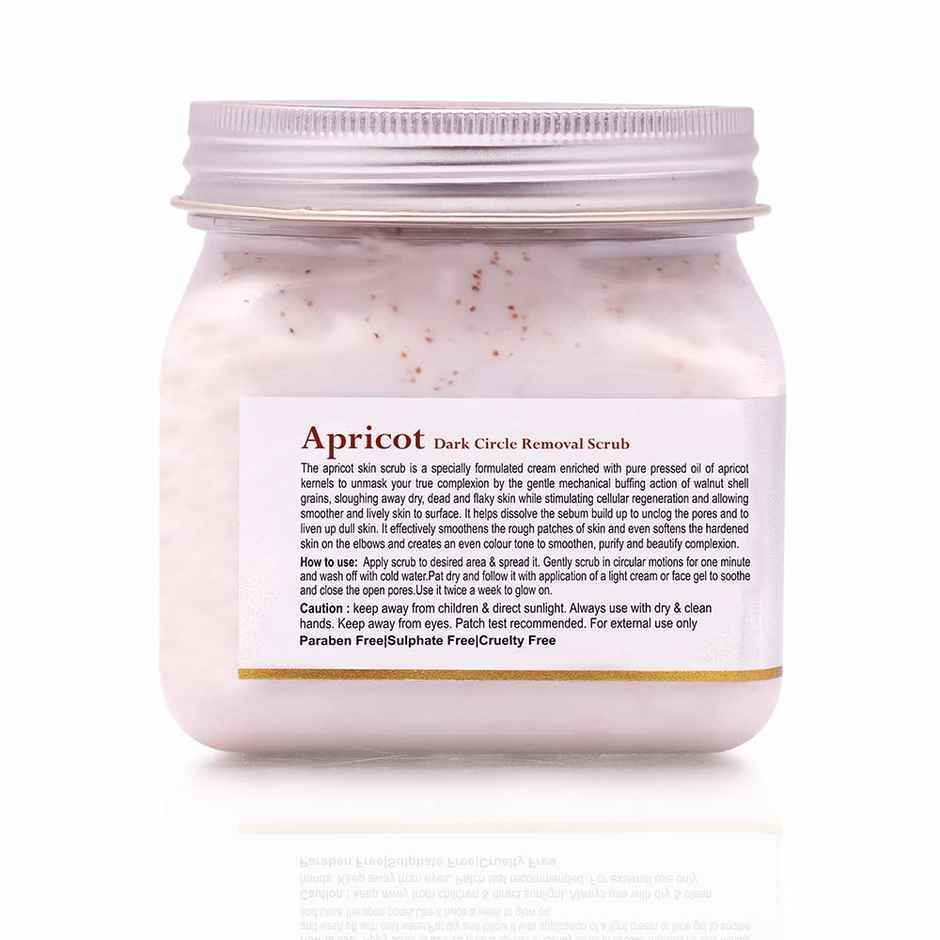 Jeva Apricot Body Scrub - Exfoliating & Dark Spot Reducing Gel for Radiant Skin