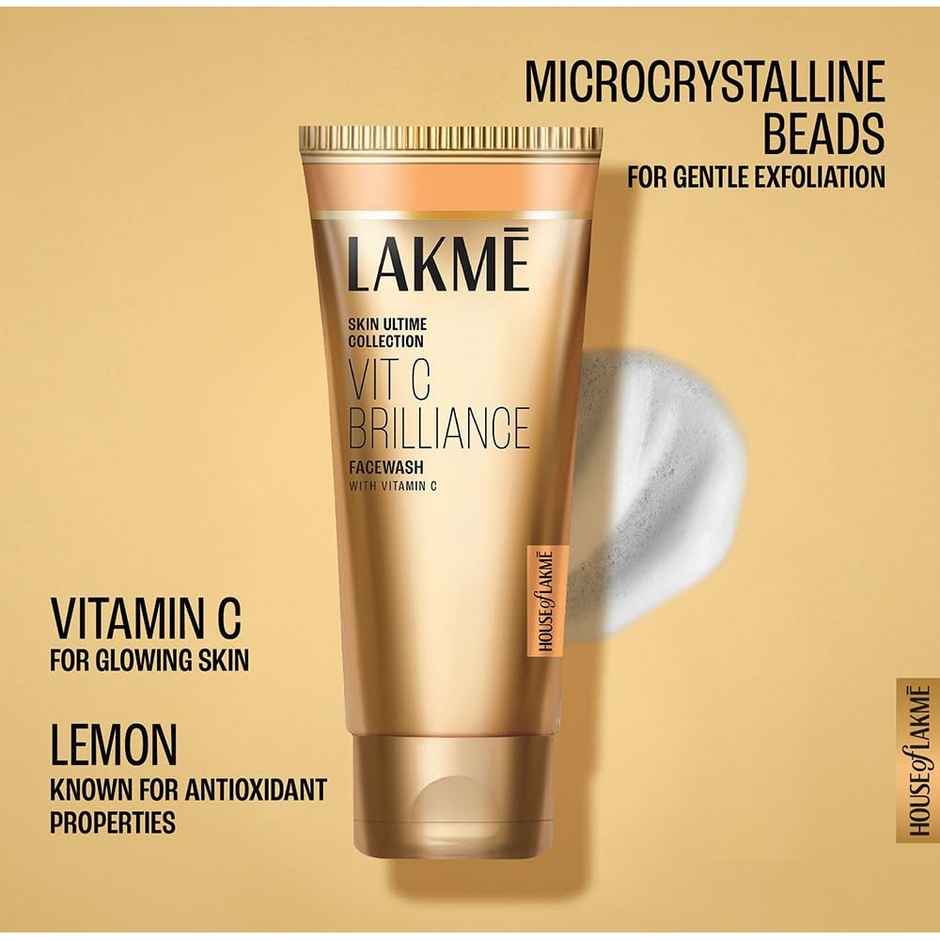 Lakme Vitamin C Brilliance Facewash With Vitamin C Face Wash For Brighter Skin