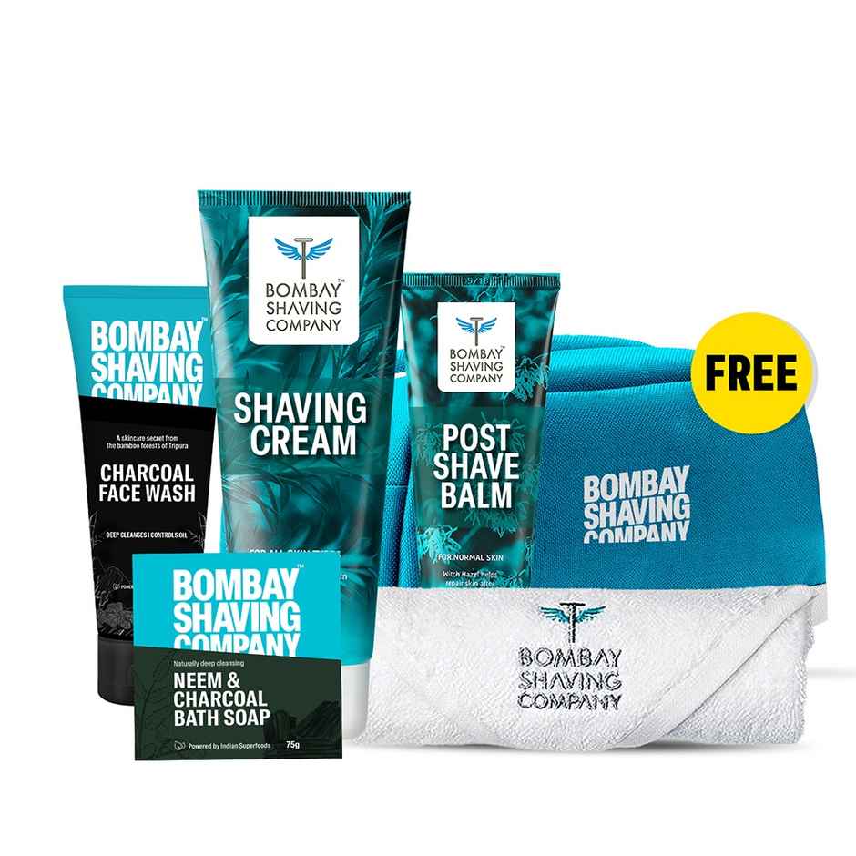 Bombay Shaving Company Premium Shaving Kit For Men (Giftbox) | Grooming Essential