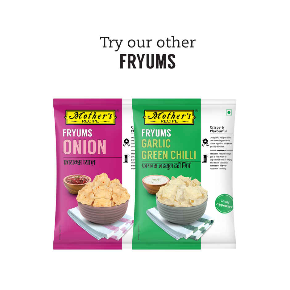 Mother's Recipe Garlic Red Chilli Fryums Combo