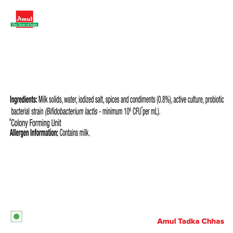 Amul Probiotic Tadka Chaas