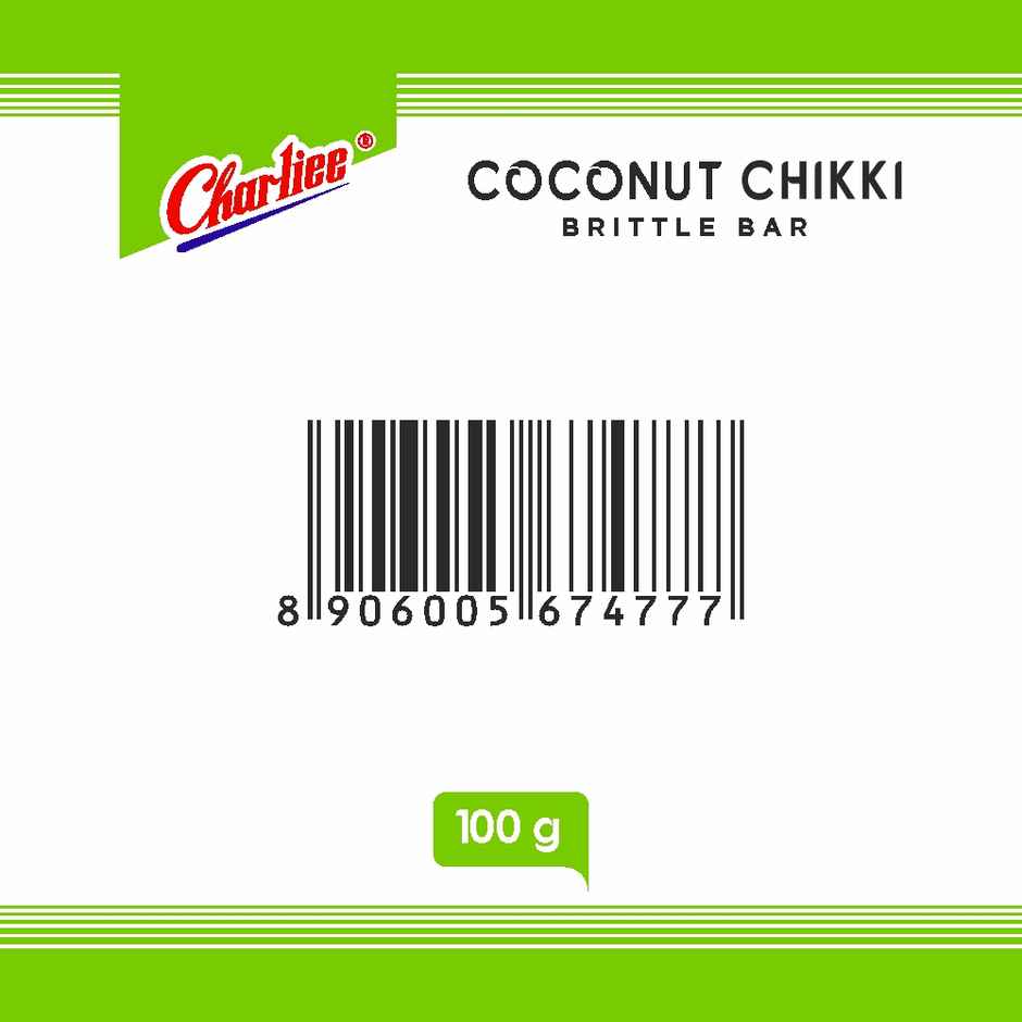 Charliee Coconut Chikki | Sweet & Crunchy