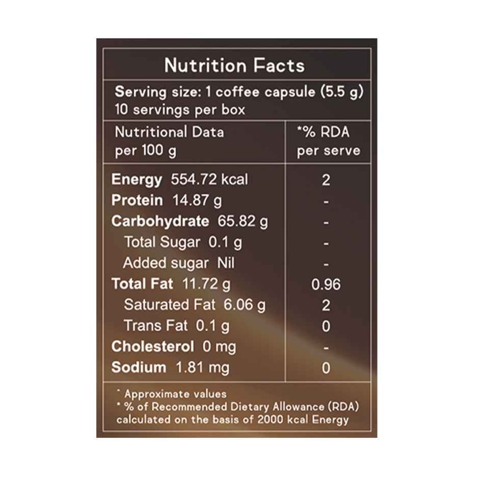 Coffeeza Classico Coffee capsules Box Of 1 | 10 Capsules