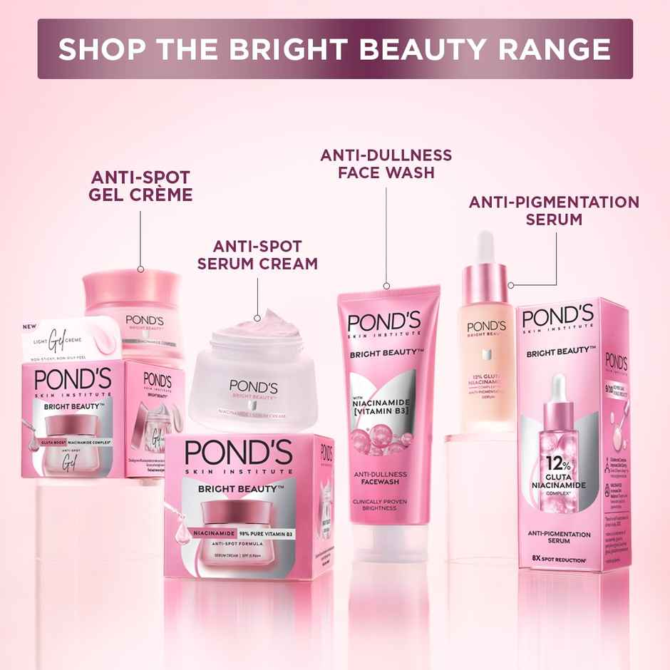 Pond's Bright Beauty Anti-Spot Serum Cream With Niacinamide And SPF 15 PA++