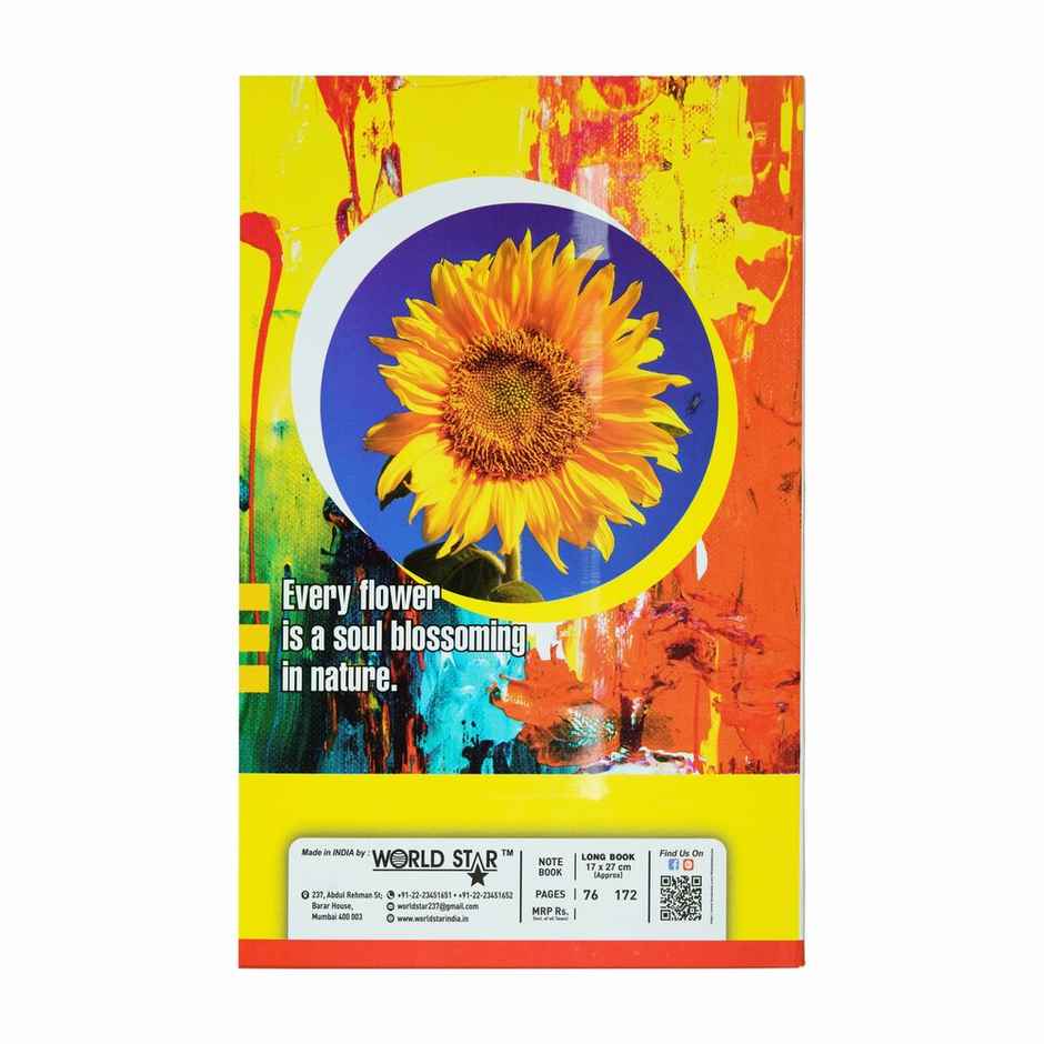 ABK Long Book 17 x 27 Cms 172 Pages Pack Of 6