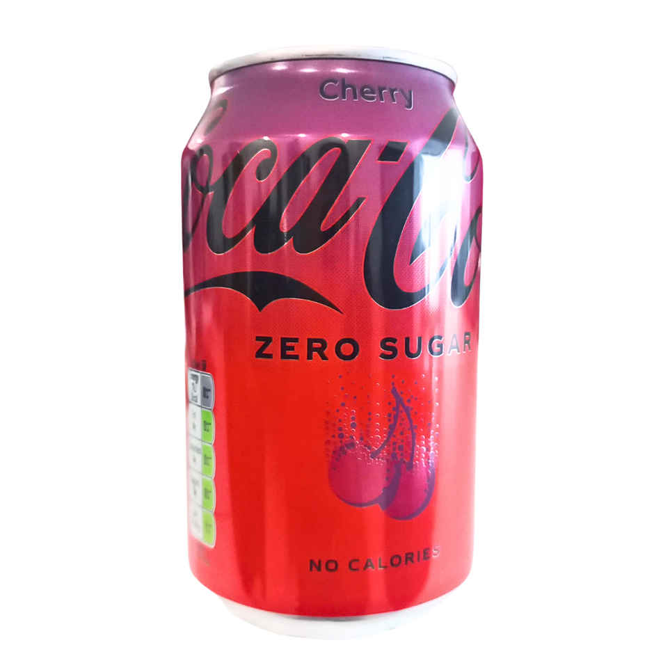 Coca-Cola Cherry Zero Sugar Soft Drink Can