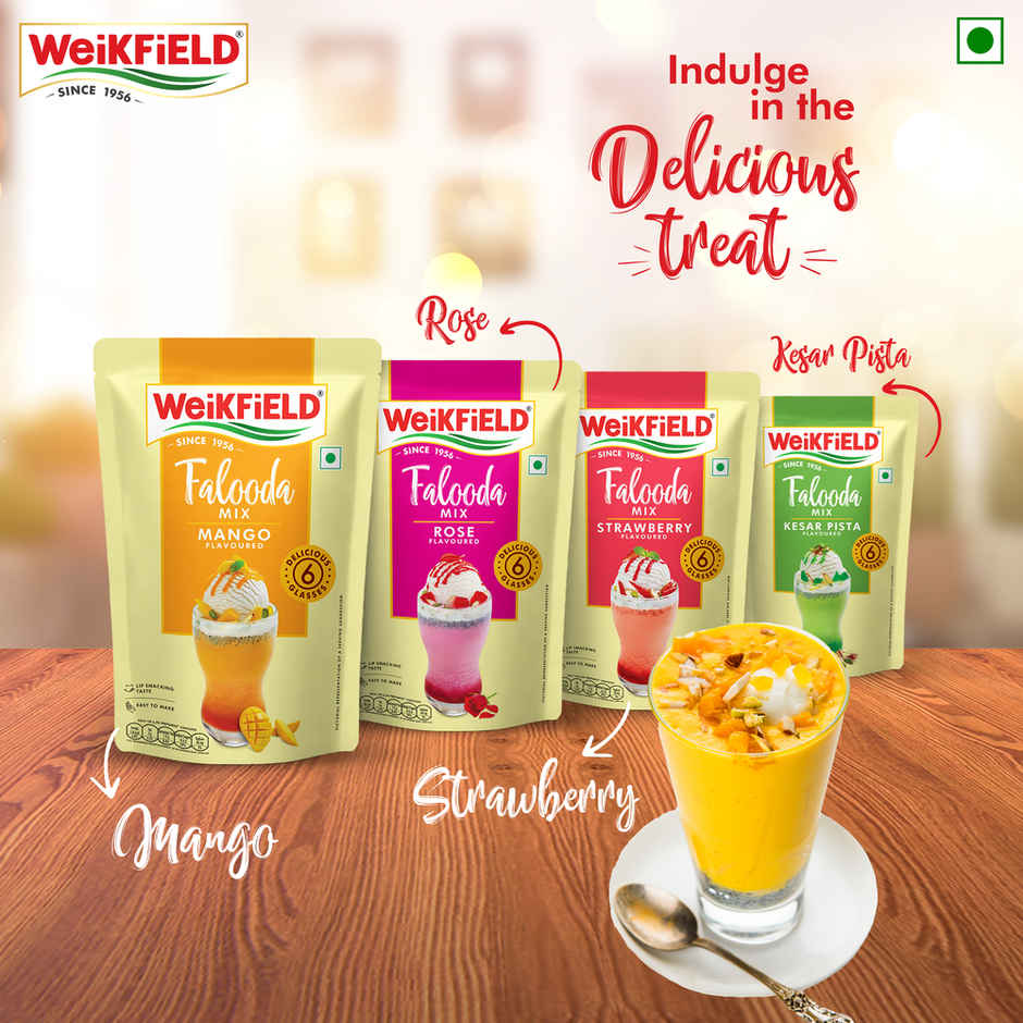 Weikfield Mango Falooda Mix Instant Falooda Mix Carton