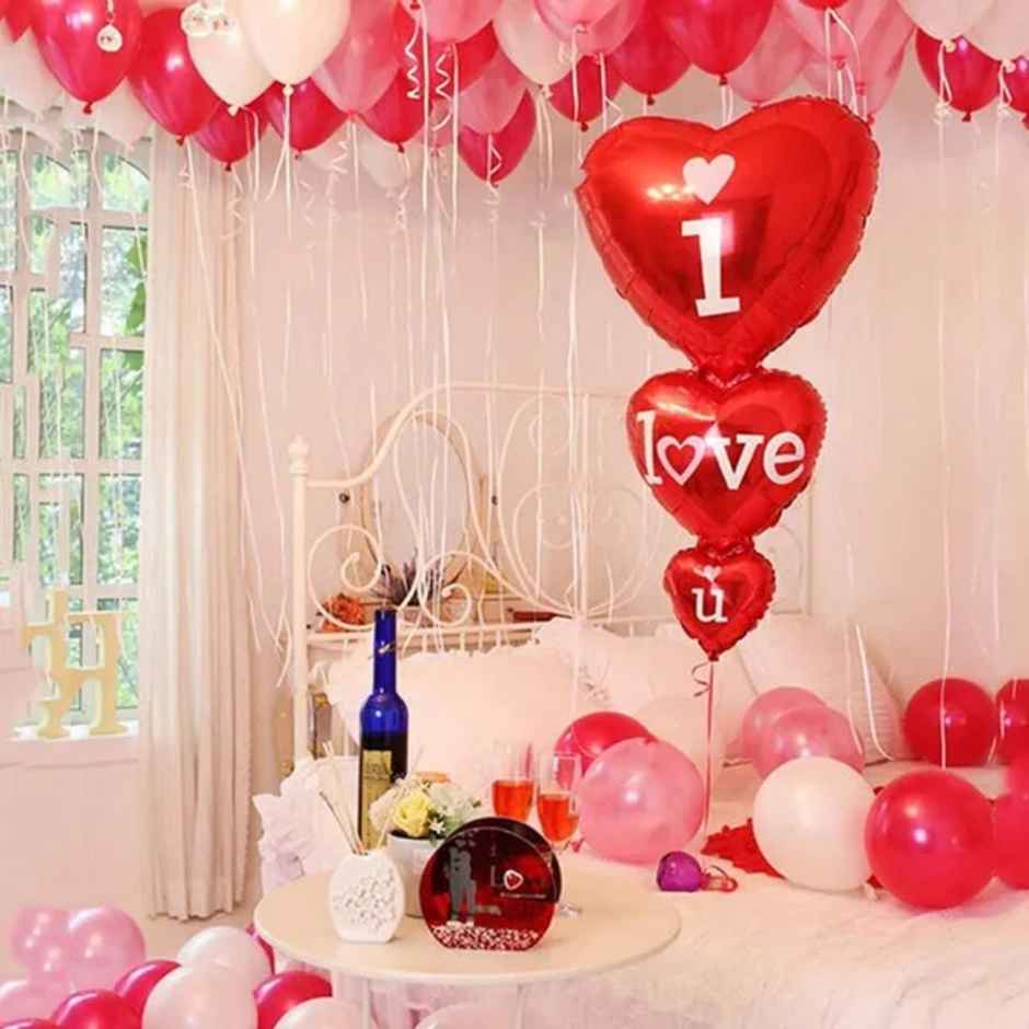 Love You Foil Balloons Combo | Let's Vybe