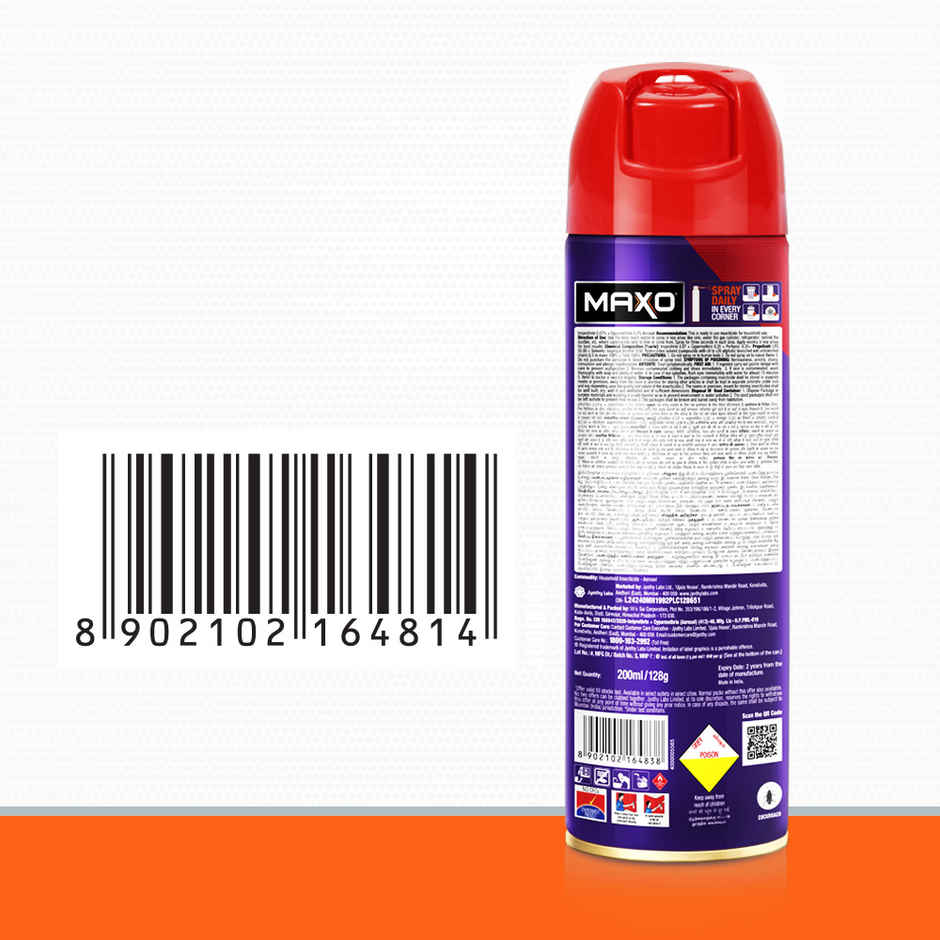 Maxo Crawling Insect Killer, Cockroach Killer Spray |Floral Fragrance