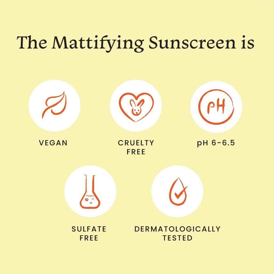 Foxtale Niacinamide Matte Sunscreen SPF 70+ PA++++ | No White Cast | Non Greasy |Men & Women