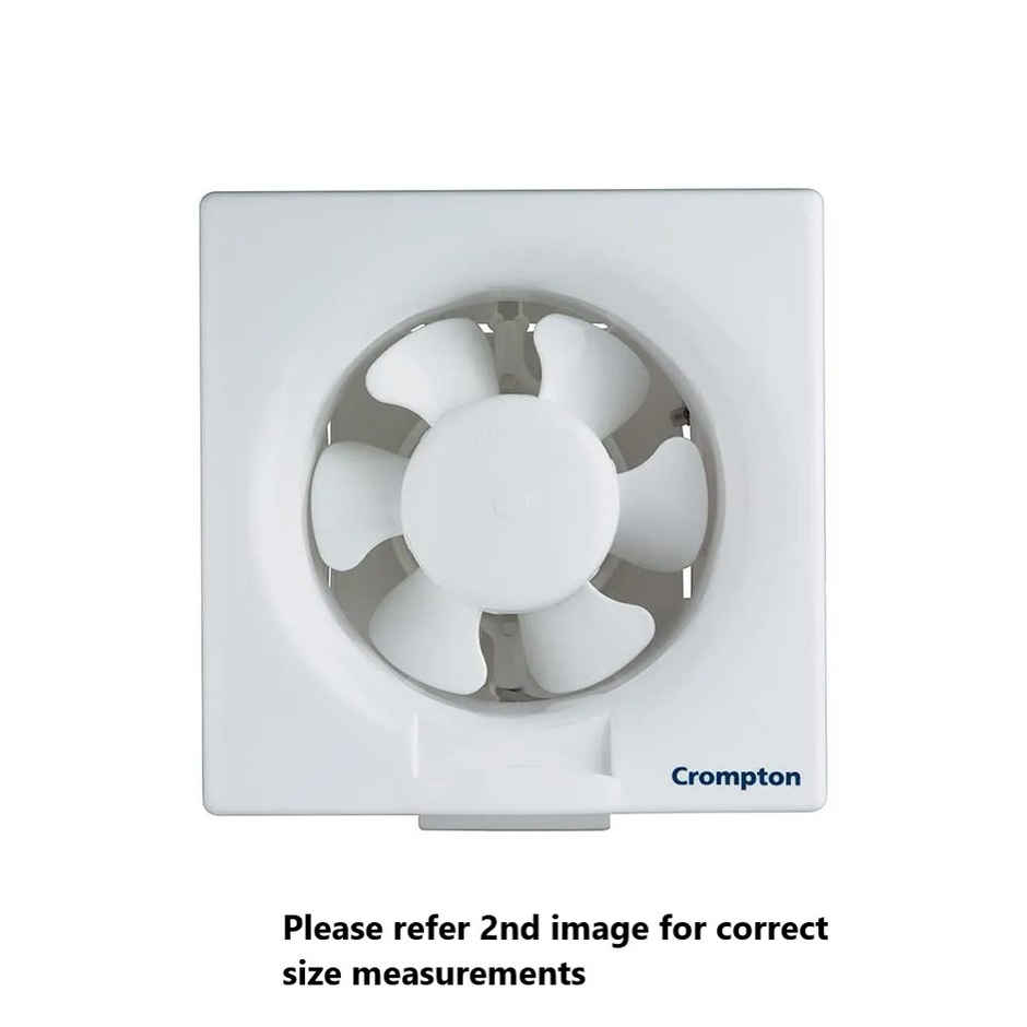 Crompton Brisk Air Neo Exhaust Fan, 250mm/10 inch, for Kitchen, Bathroom and Office, White