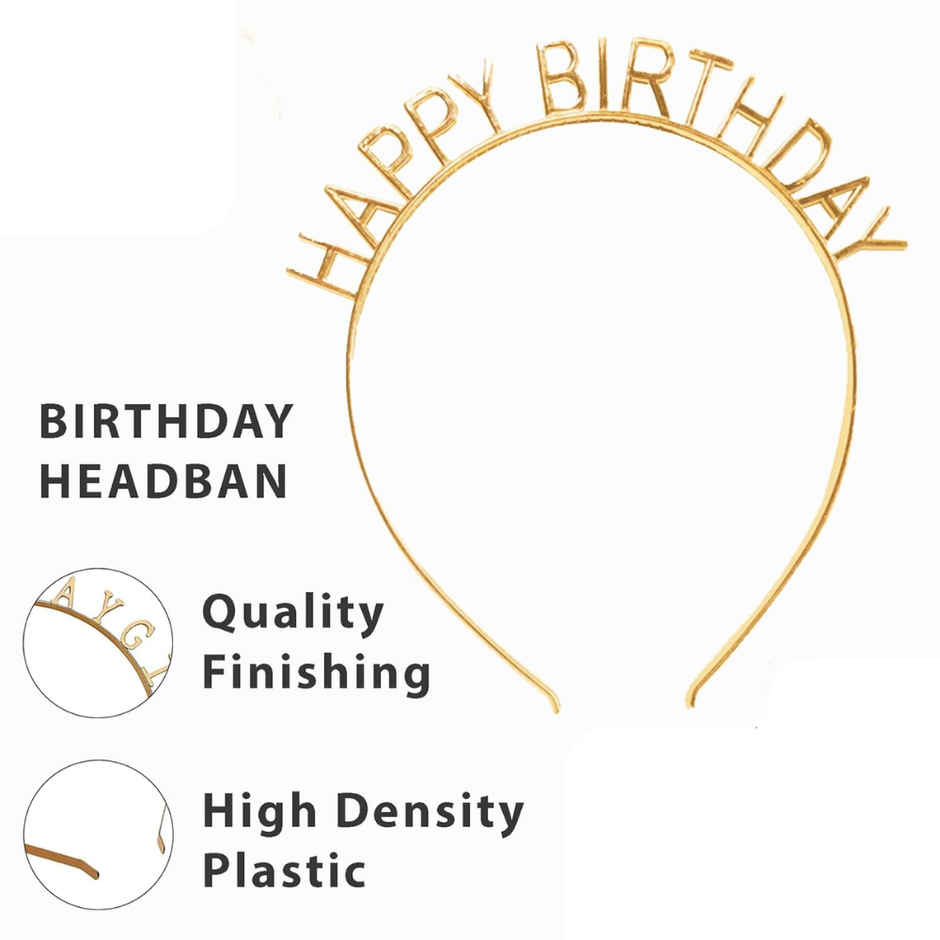 Let's Vybe Happy Birthday Tiara Crown