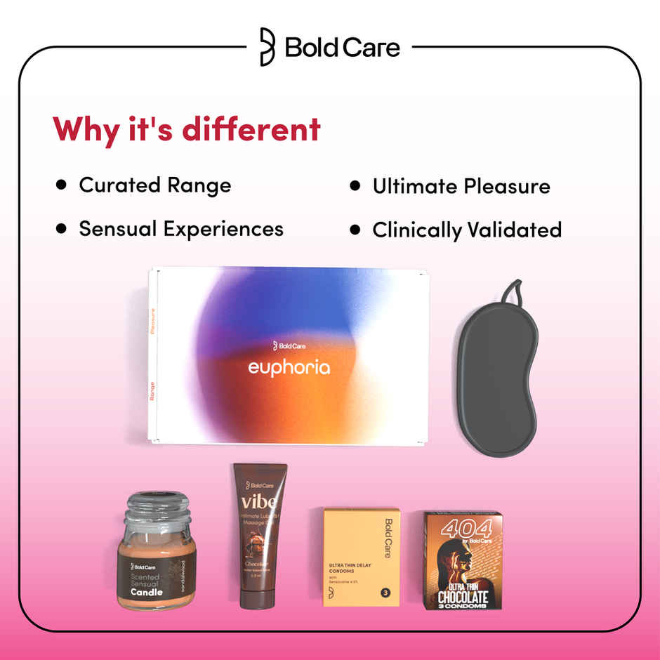 Bold Care Euphoria Giftset For Couples - Designed For Ultimate Pleasure & Excitement