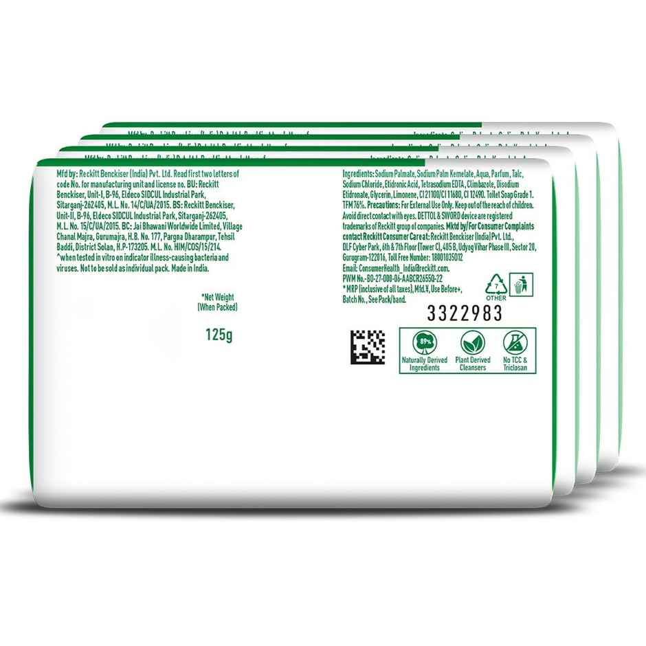 Dettol Original Bathing Soap Bar with 12hr Protective Shield