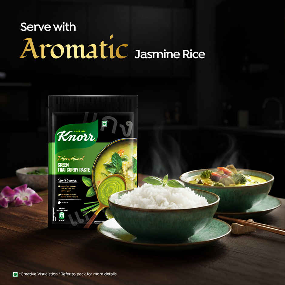 KNORR Green Thai Curry Paste, with Kaffir Lime & Chillies | Thai Flavours