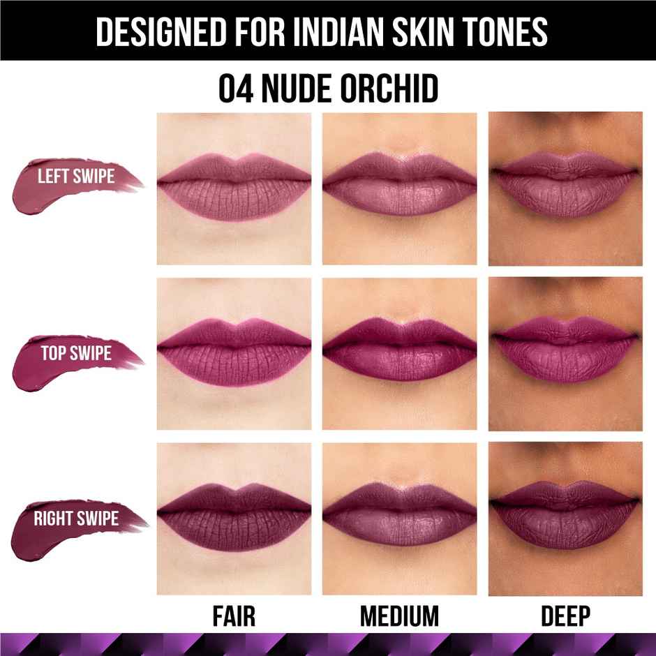 Staze 3 in 1 Transferproof Matte Lipstick | 04 Nude Orchid