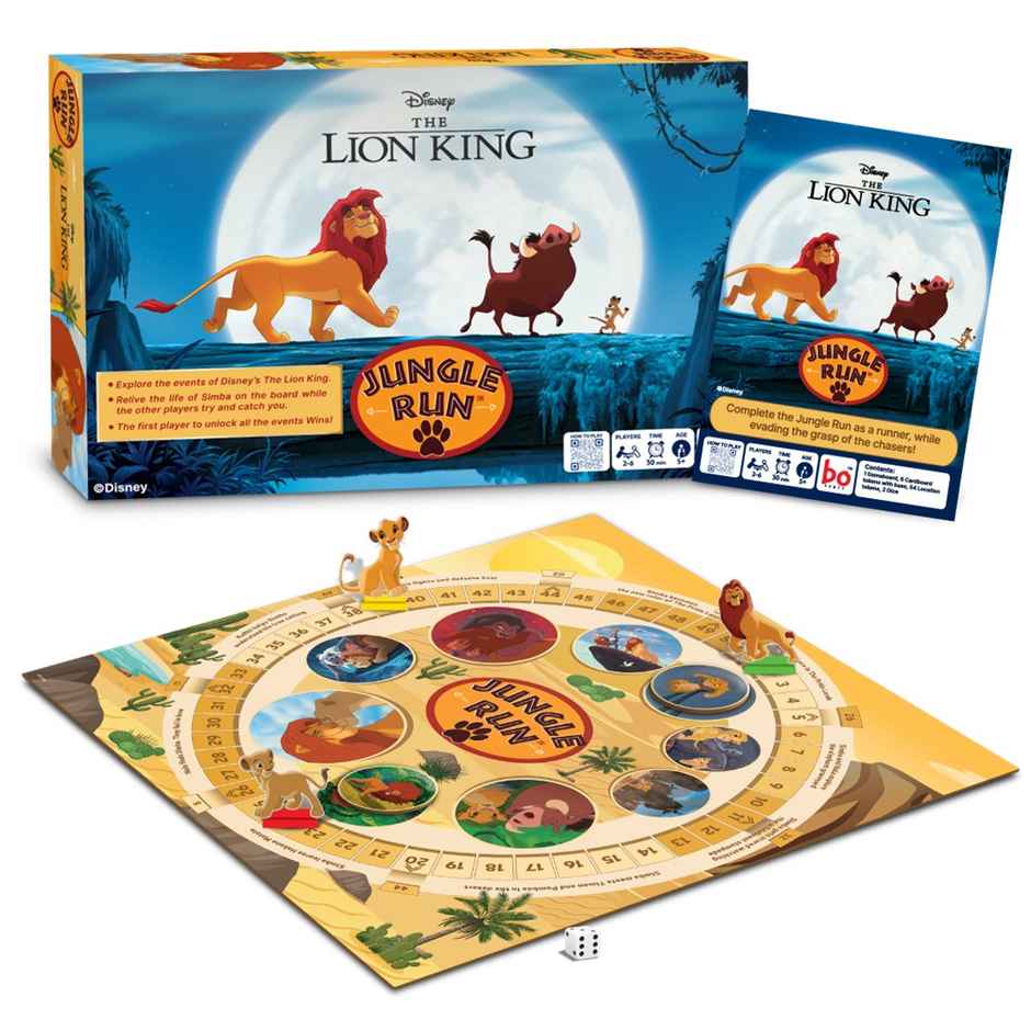 Hasbro Disney The Lion King Jungle Run Board Game