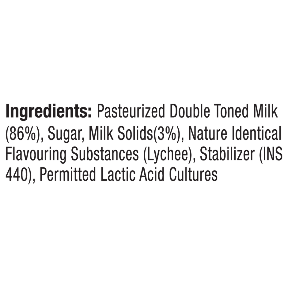 Epigamia Lychee Flavoured Yogurt