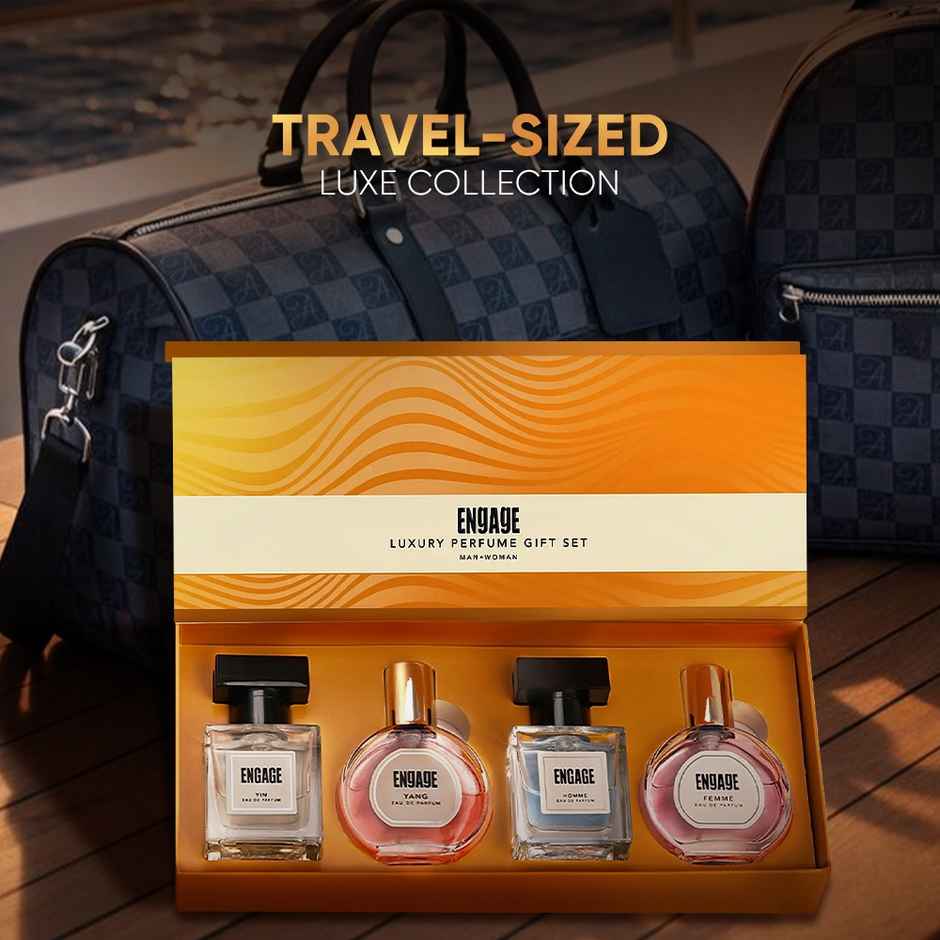 Engage Luxury Perfume Gift Set for Men & Women, Travel Sized, Assorted Pack